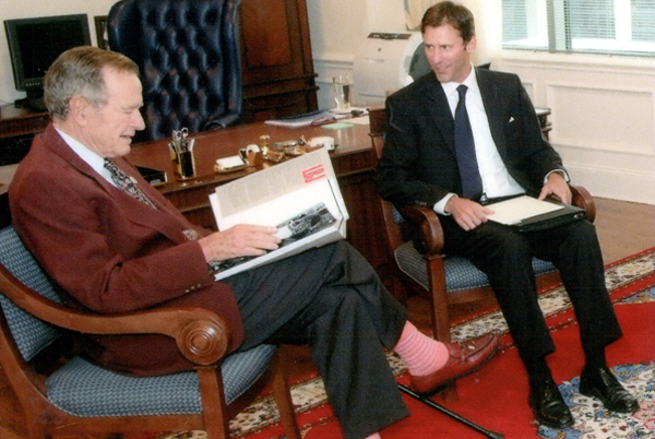 George H. W. Bush and Mark Updegrove